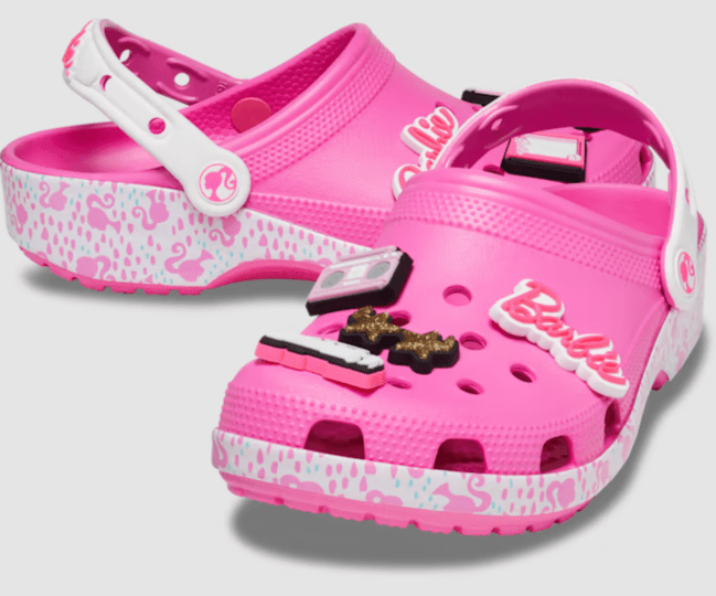 barbie crocs