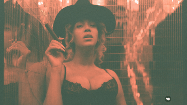 Beyonce in "Cuff It"