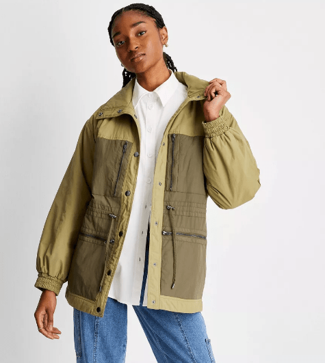 Two Tone Quilt Lined Jacket