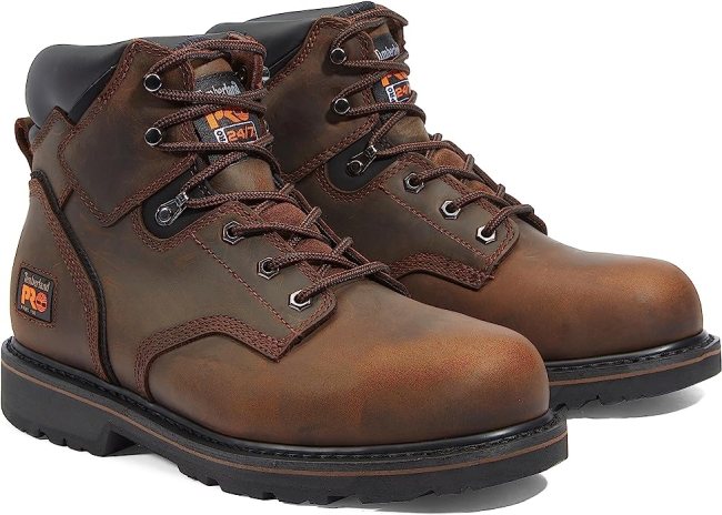 Timberland PRO Men's Pit Boss 6 Inch Steel Safety Toe Industrial Work Boot