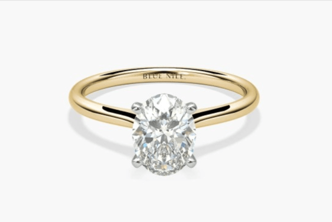Petite Solitaire Engagement Ring