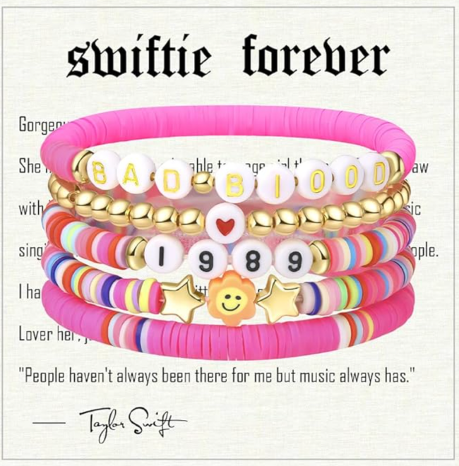 Taylor Concert Outfit Merch Swift Bracelets
