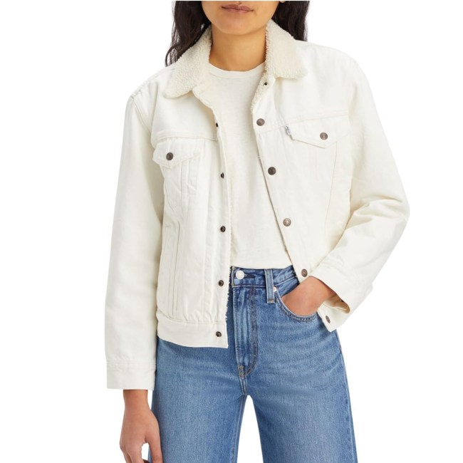 Levi's Womens Ex-Boyfriend Sherpa Trucker