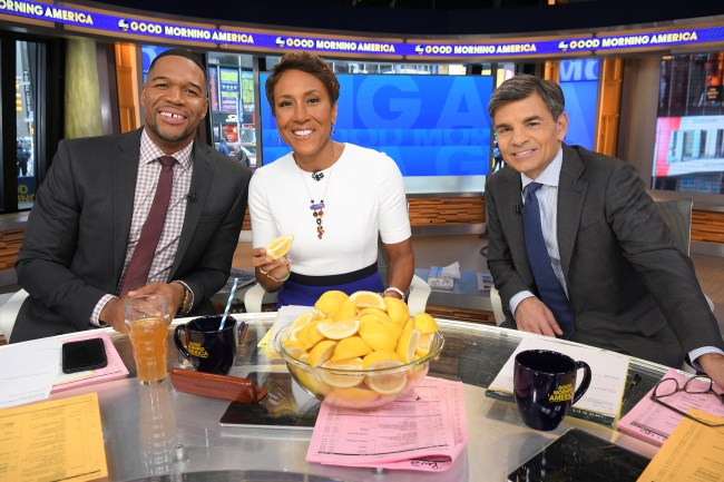 Michael Strahan, Robin Roberts, George Stephanpolous