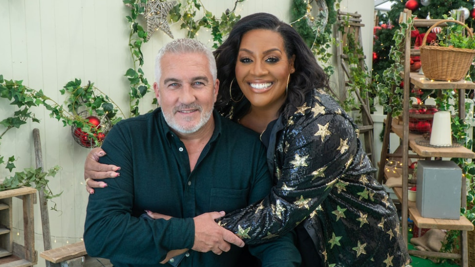 Paul Hollywood and Allison Alison Hammond The Great Christmas Bake Off 2023