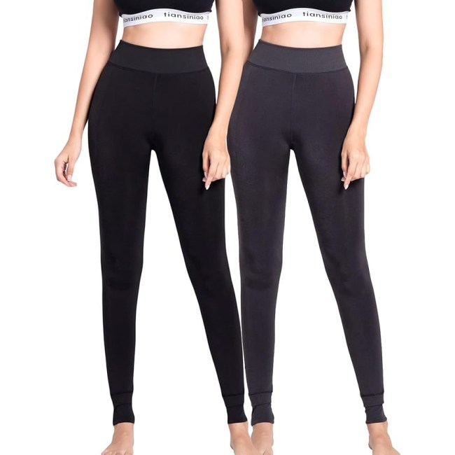 Best Fleece Lined Tights From Amazon: Romastory Winter Warm Leggings