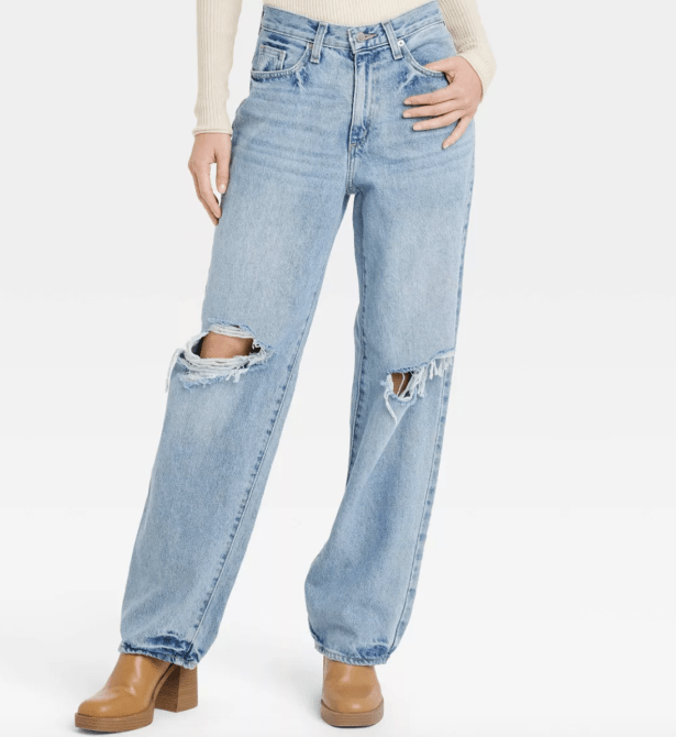 Women's Mid-Rise 90's Baggy Jeans - Universal Thread™