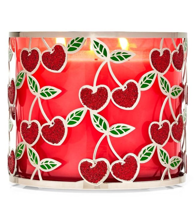 Cherry Hearts
3-Wick Candle Holder