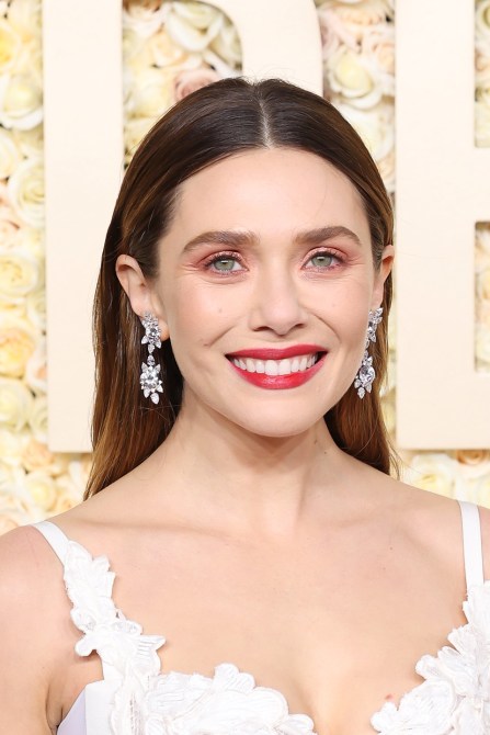 BEVERLY HILLS, CALIFORNIA - JANUARY 07: Elizabeth Olsen attends the 81st Annual Golden Globe Awards at The Beverly Hilton on January 07, 2024 in Beverly Hills, California. (Photo by Monica Schipper/GA/The Hollywood Reporter via Getty Images)