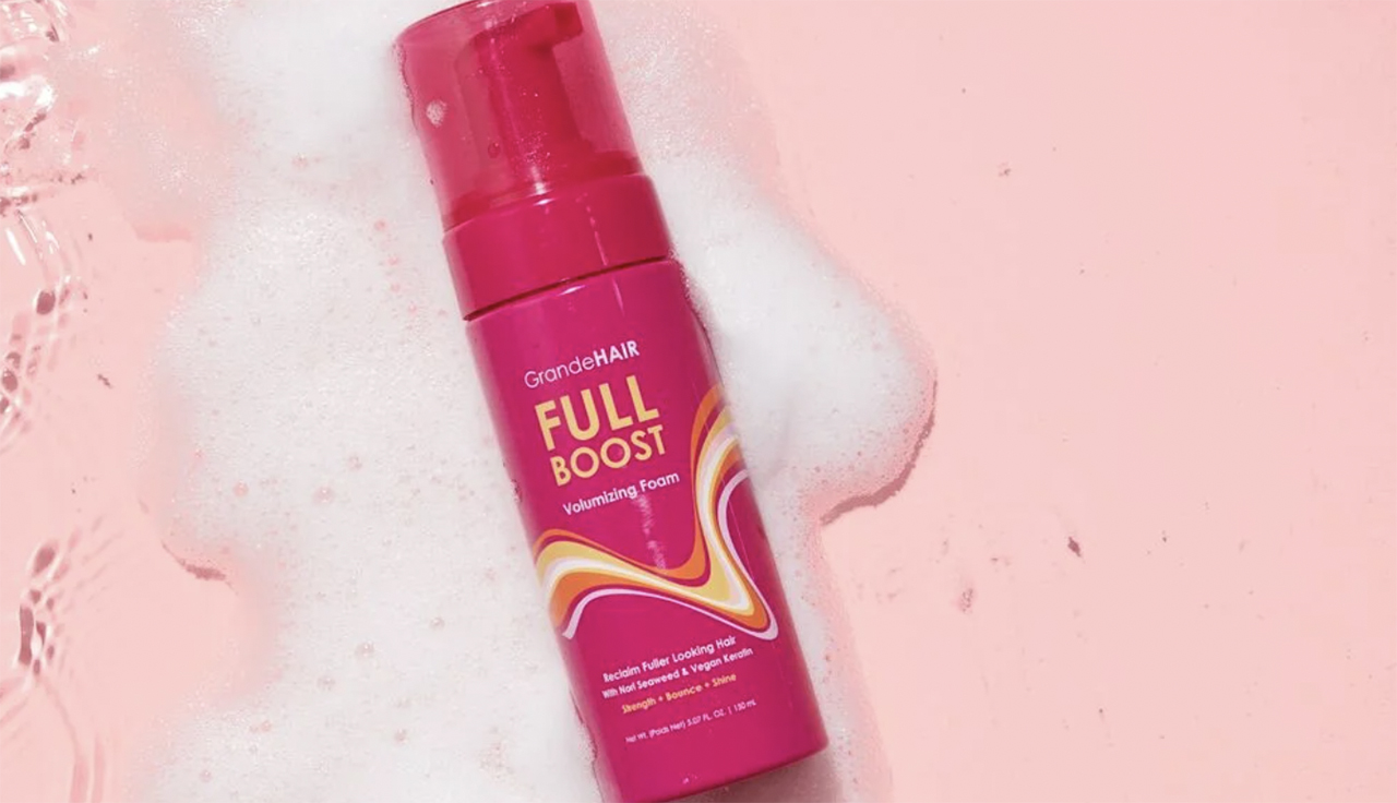 GrandeHAIR Full Boost Volumizing Foam Offers an Instant Lift to Flat Strands
