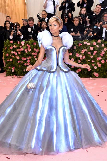Zendaya in a glow-in-the-dark Cinderella gown at the 2019 Met Gala