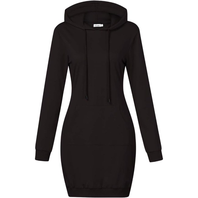 MISSKY Pullover Hoodie in black