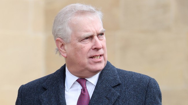 Prince Andrew, Duke of York attends the Thanksgiving Service for King Constantine of the Hellenes at St George's Chapel on February 27, 2024 in Windsor, England. Constantine II, Head of the Royal House of Greece, reigned as the last King of the Hellenes from 6 March 1964 to 1 June 1973, and died in Athens at the age of 82