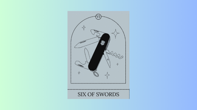 6 of Swords