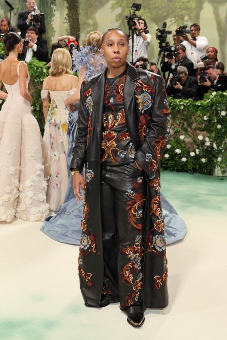Lena Waithe attends The 2024 Met Gala Celebrating "Sleeping Beauties: Reawakening Fashion" at The Metropolitan Museum of Art on May 06, 2024 in New York City.