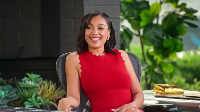 Selling the OC. Brandi Marshall in episode 301 of Selling the OC.