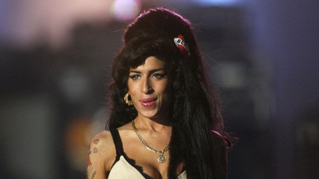Amy Winehouse performs during the 46664 concert in celebration of Nelson Mandela's life at Hyde Park on June 27, 2008 in London, England.