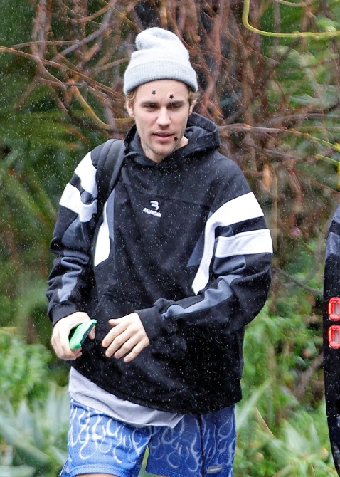 Justin Bieber is seen on January 04, 2023 in Los Angeles, California.