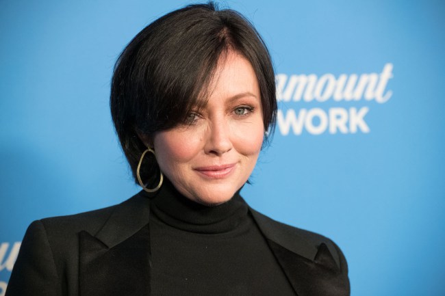 Actress Shannen Doherty attends Paramount Network Launch Party at Sunset Tower on January 18, 2018 in Los Angeles, California.
