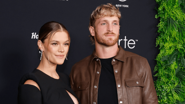 Nina Agdal and Logan Paul