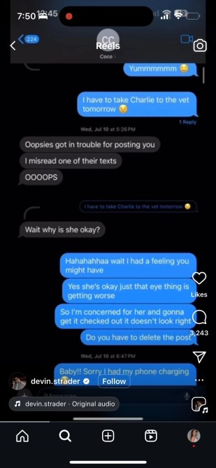 Devin texts The Bachelorette