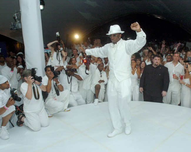 Sean "P. Diddy" Combs at the PS2 Estate during PS2 Estate Day 3 - 6th Annual P. Diddy White Party in Bridgehampton, New York, United States.