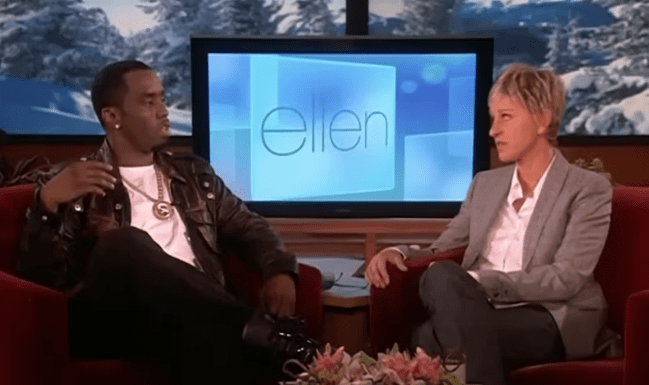 ellen diddy on the ellen show