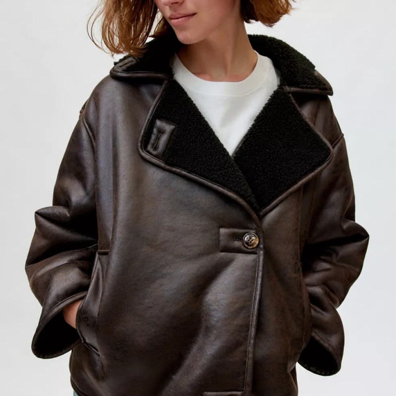Women’s Fall Coat Trends 2024: Leather Bombers, Plaid Blazers, & More
