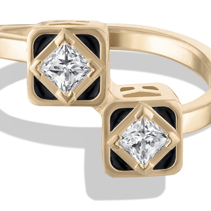 27 Black Wedding Rings Perfect for October Brides
