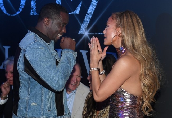 Sean "Diddy" Combs (L) and Jennifer Lopez attend the after party for the finale of the "JENNIFER LOPEZ: ALL I HAVE" residency at MR CHOW at Caesars Palace on September 30, 2018 in Las Vegas, Nevada.