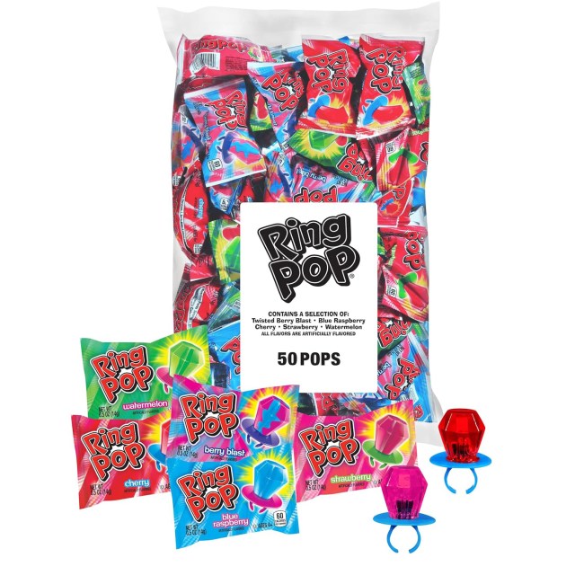 Ring Pop Halloween Bulk Variety Candy