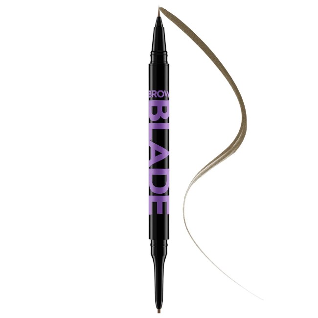 Urban Decay Brow Blade Eyebrow Pencil in a black pen.