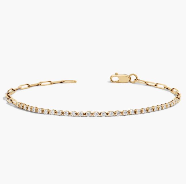 Blue Nile Mini Half Tennis Bracelet