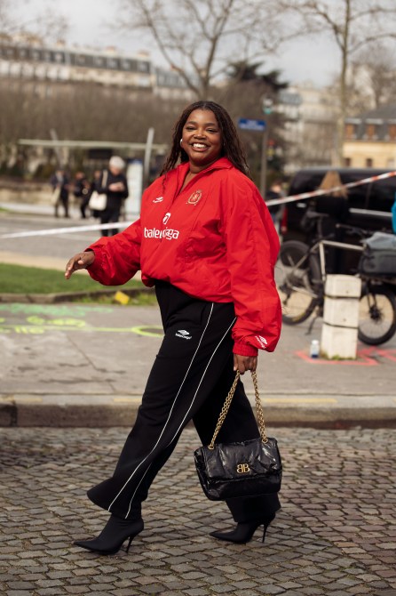 Gabriella Karefa-Johnson out in Paris