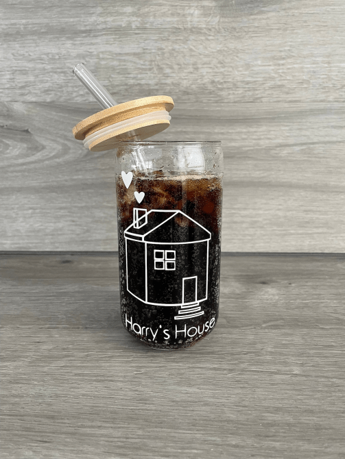 Harry's House Inspired Can Glass