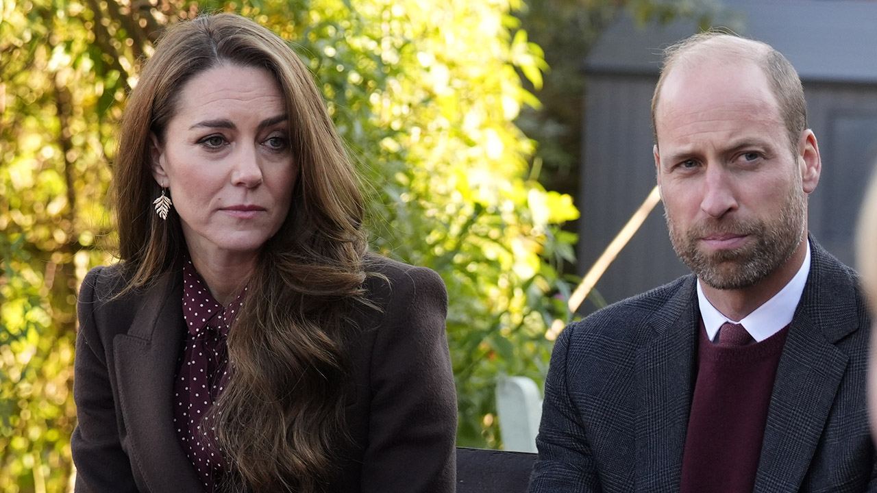 SOUTHPORT, ENGLAND - OCTOBER 10: Prince William, Prince of Wales and Catherine, Princess of Wales speak with members of the Emergency Services during a visit to Southport Community Centre on October 10, 2024 in Southport, England. Earlier this year, Bebe King (6), Elsie Dot Stancombe (7) and Alice da Silva Aguiar (9) died after a mass stabbing at a children's Taylor Swift-themed dance class on July 29 in the Merseyside town of Southport.
