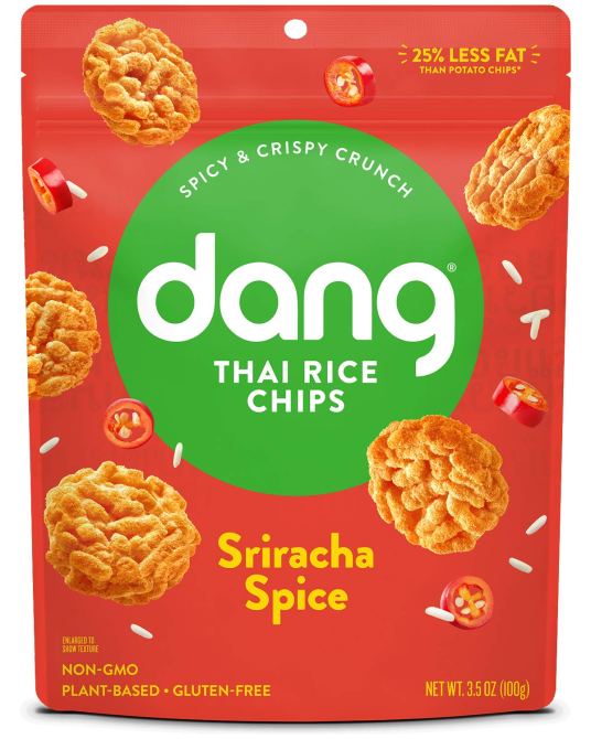 Sriracha Spice-inspired rice crisps