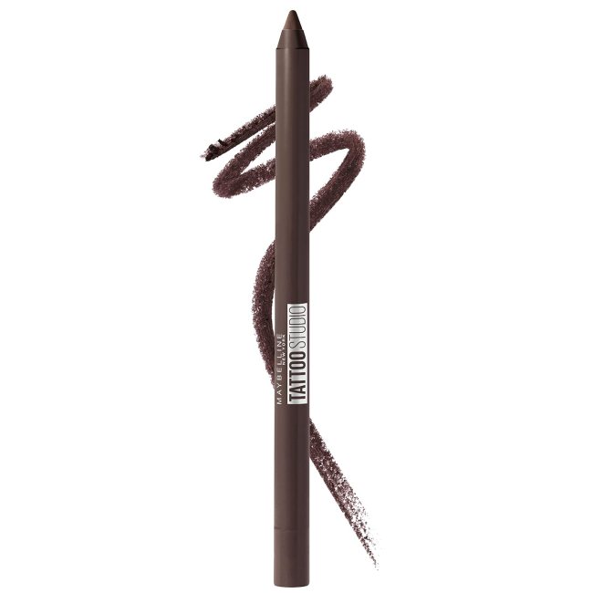 Maybelline Tattoo Studio Sharpenable Gel Eyeliner in a brown pencil.