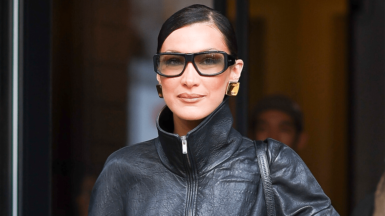 Bella Hadid in New York City.