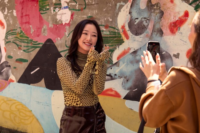 XO, Kitty. Gia Kim as Yuri Han in episode 203 of XO, Kitty. Cr. Park Young-Sol/Netflix