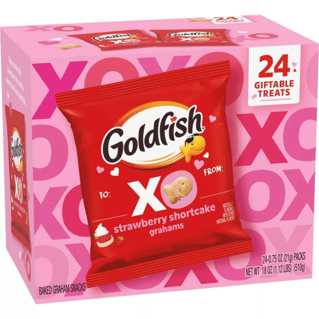 Goldfish Valentine's Strawberry Shortcake Multipack - 18oz/24ct