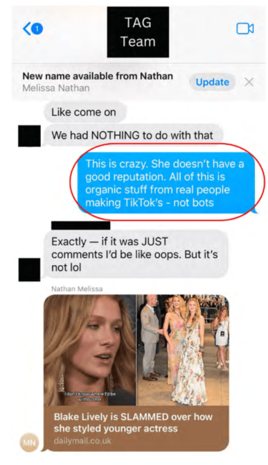 Justin Baldoni Texts