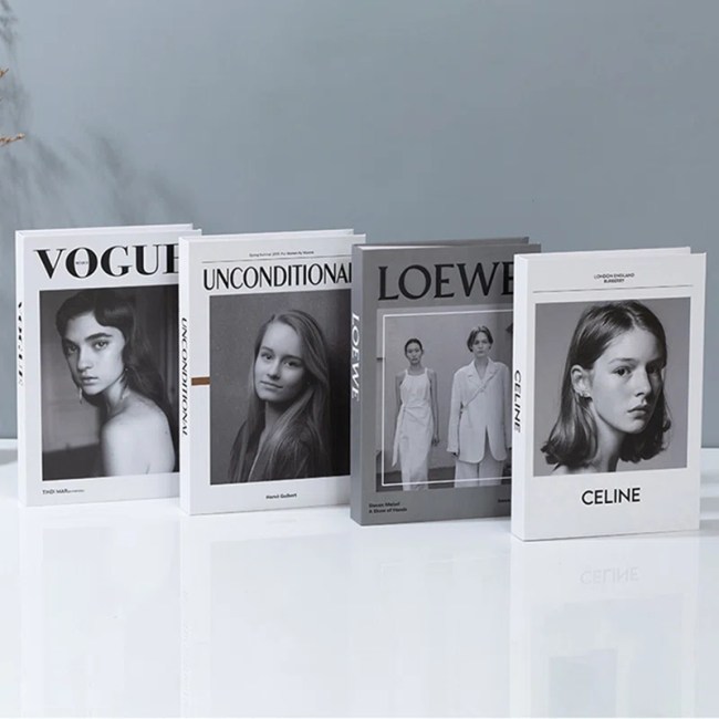 A set of coffee table books