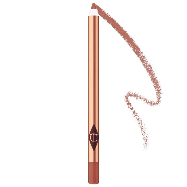 Charlotte Tilbury Lip Cheat Lip Liner in a gold pencil.