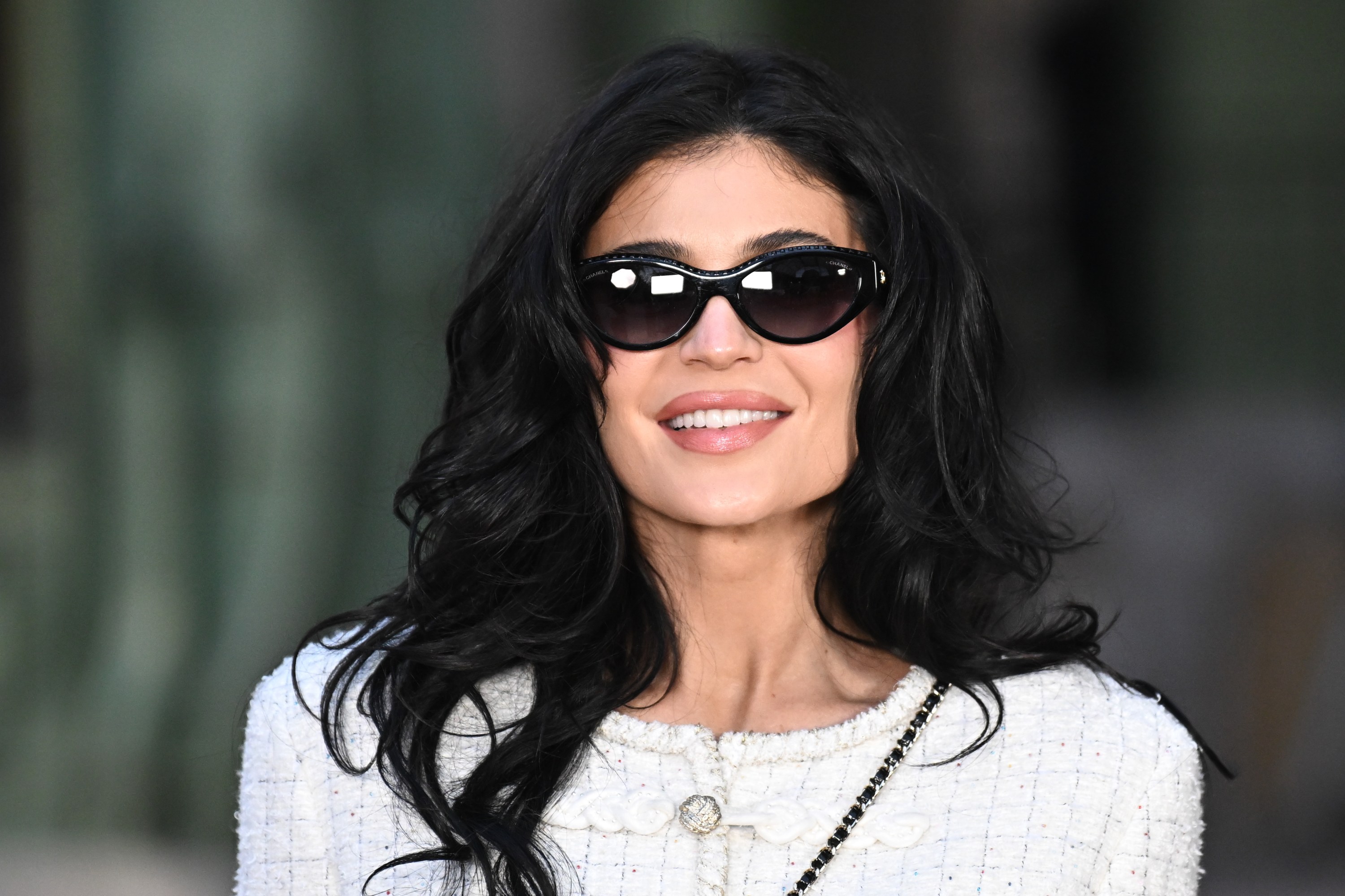 Kylie Jenner attends the Chanel Haute Couture Spring-Summer 2025 show as part of Paris Fashion Week on January 28, 2025 in Paris, France.