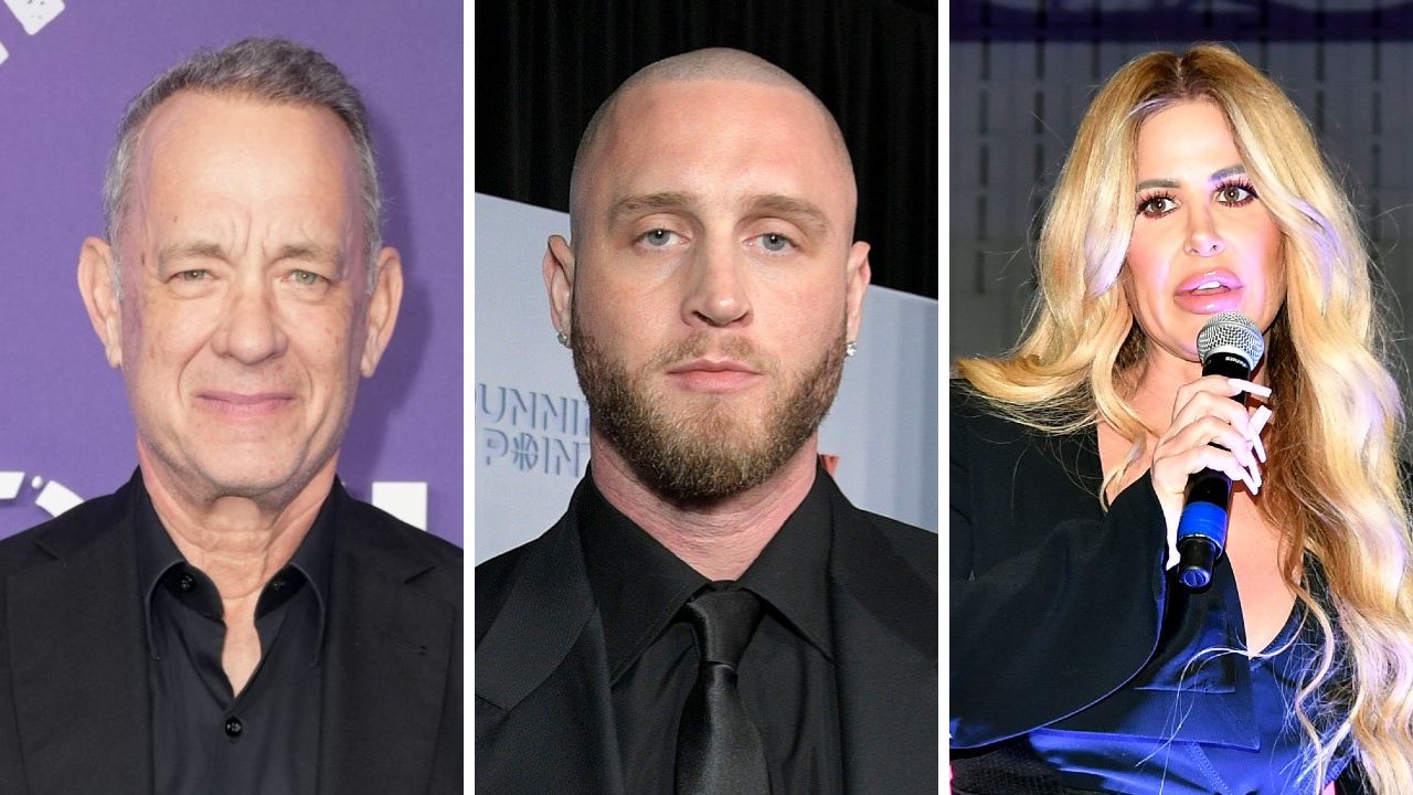 Tom Hanks, Chet Hanks, Kim Zolciak