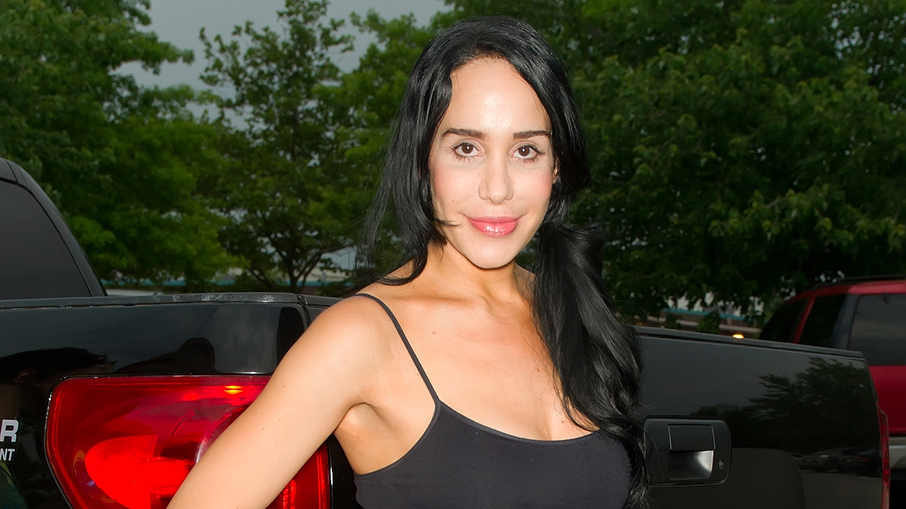 Nadya 'Octomom' Suleman attends the Celebrity Pillow Fight press conference and weigh in at Fox And Hound on June 22, 2012 in King of Prussia, Pennsylvania.  (