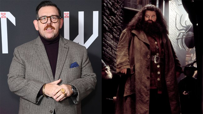 Nick Frost / Robbie Coltrane as Rubeus Hagrid in Harry Potter and the Chamber of Secrets