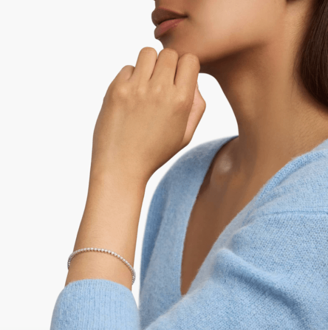 Four Prong Lab-Grown Diamond Tennis Bracelet