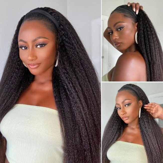 Luvme Too Easy Texture™ Kinky Straight Headband Wig